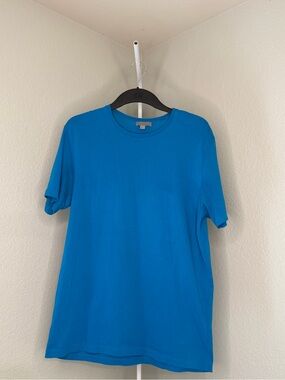 COS Men's Crewneck Tee in Vibrant Blue